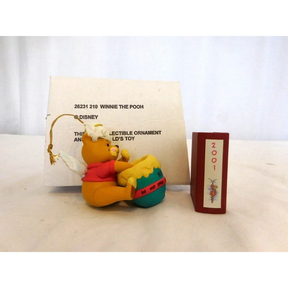 Grolier Disney Ornament Winnie the Pooh Hunny Pot The Pooh #4 Tracking The Jagul